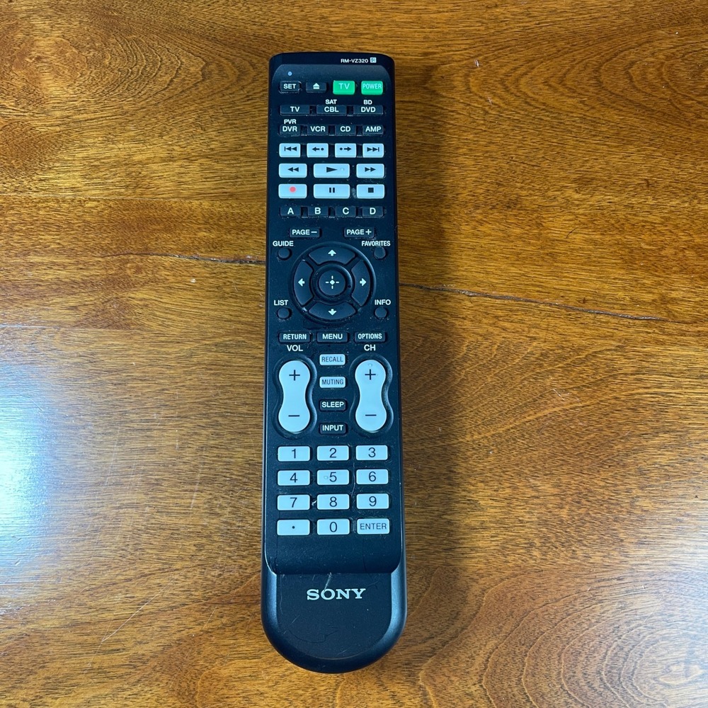 Sony RM VZ320 Remote Commander Universal Remote Control Black